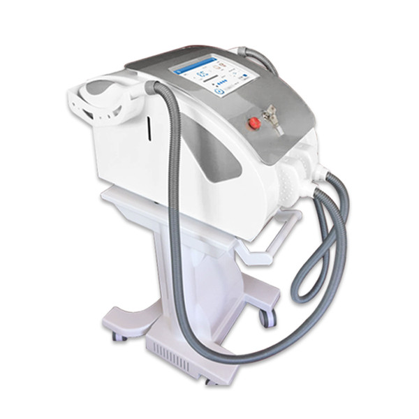 portable type ipl shr hair removal skin rejuvenation two handles multifunctional machine with big power