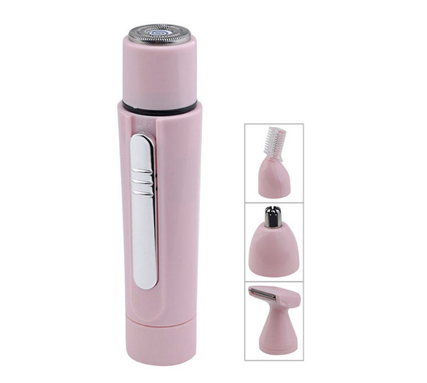 4 in 1 Hair Remover device Painless Rechargeable Battery Hair Removal Shaver for Face Leg Underarm Arm