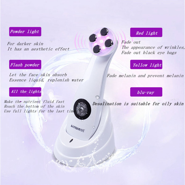 Skin care equipment tighten eye massage facial skin disappear fat electroporation rf facial photons