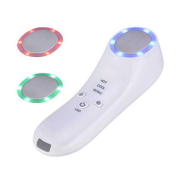 SWT-8802 Skin Rejuvenation Facial Care Ultrasonic Device 7 Colors Photon Therapy Tightening Skin Wrinkles Removal Beauty Equipment