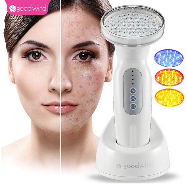 Face Facial Portable Photon Therapy Beauty Device Health Skin Care Whitening Remove Anti Acne Scar Pimple Aging Wrinkle Collagen Boost Facia