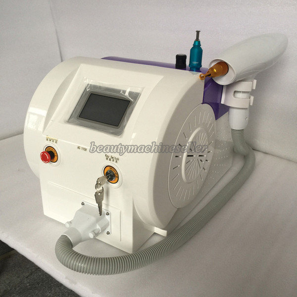 Newest ND yag laser tattoo removal machine 532nm/1064nm/1320nm probes/permanent laser tattoo removal machine