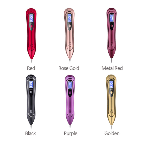 LCD Laser Plasma Pen Mole Tattoo Remover Facial Beauty Freckle Tag Wart Dot Dark Spot Removal Pen for Face Skin Care Machine