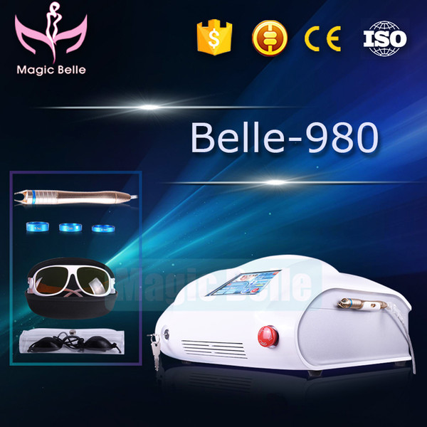 Short time operation the high-energy 980nm diode laser vascular treatment intelligently identify skin lesions without damaging superfacial