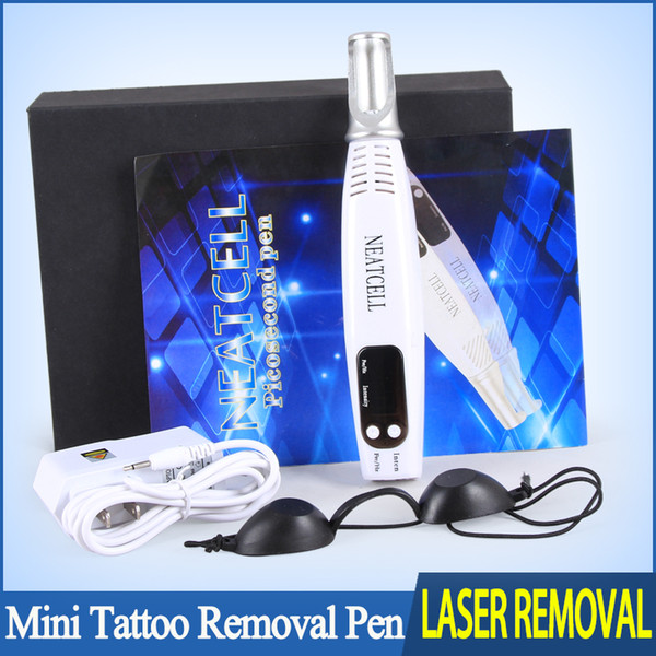 New Portable Yag Laser Tattoo Removal Machine Scar Spot Mole Removal Pen Anti Aging Acne Remover Picosecond Pen Picosure Beauty Equipment