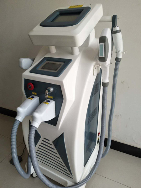 2018 hottest OPT SHR IPL + Nd Yag Laser + RF 3 in 1 laser hair removal and laser tattoo removal machine