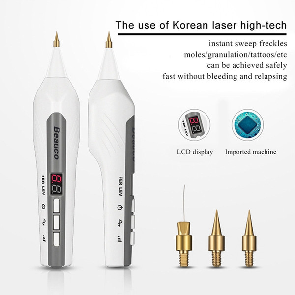 2018 New Laser Freckle Dot Mole Warts Dark Spot Tattoo Removal Pen Beauty Skin Care