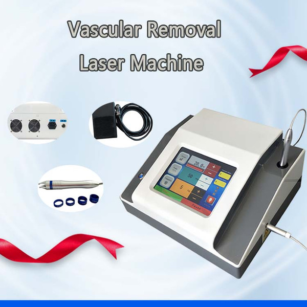 Portable 980nm spider vein removal machine diode laser vascular therapy machine with two years free warranty