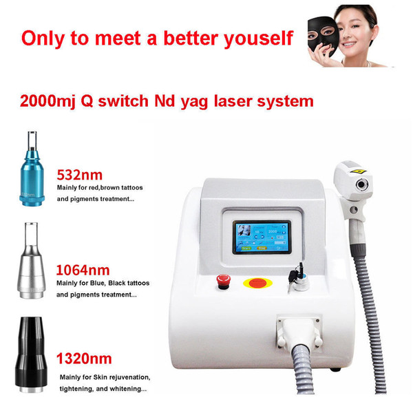 professional high power nd yag laser tattoo removal machine 1064nm 532nm 1320nm pigments tattoo removal machine