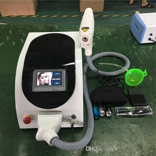 Effective touch screen q switch nd yag laser tattoo removal machine with 532/1064/1320nm laser filters