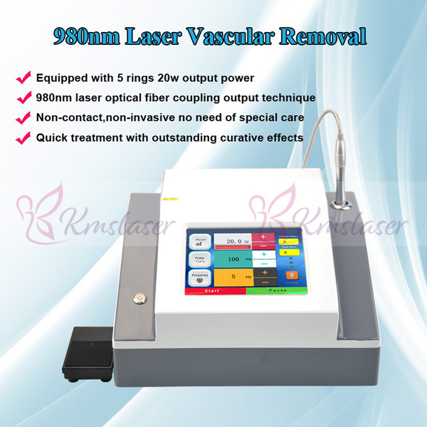 980nm Vascular Therapy Spider Vein Removal System Blood Vessels Removal Machine