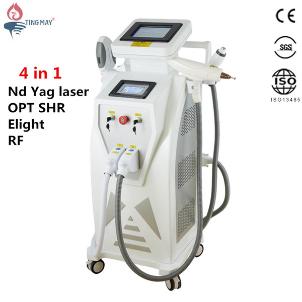 Popular 4in1 opt rf q switched nd yag laser tattoo removal / tattoo removal laser / Laser tattoo removal machine