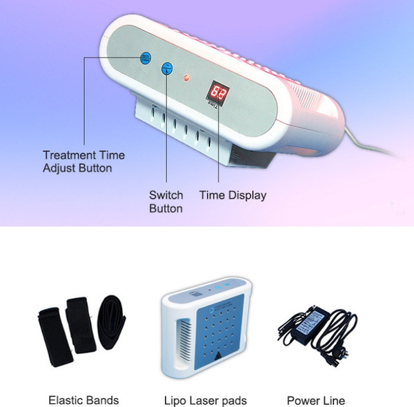 2019 Newest 650NM Mini Laser Lipolysis Fat Slimming Machine Body Cellulite Remover