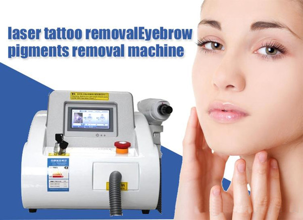 Professional Q-switch ND YAG laser tatto remover eyebrow cleaner pigment removal carbon peeling facial whitening 1320nm 1064nm 532nm 3 Head