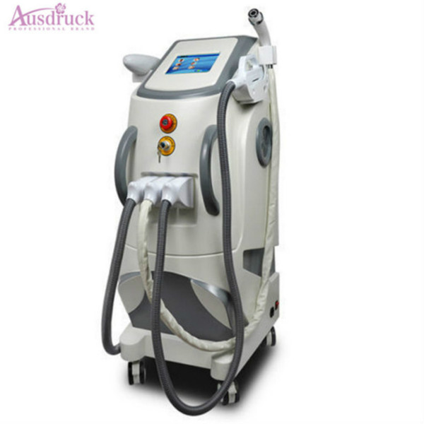 New 3in1 Elight Radio Rf Skin Rejuvenation Machine Facial Lifting ND yag laser Tattoo Eyebrow Hair Removal 1064nm E-light