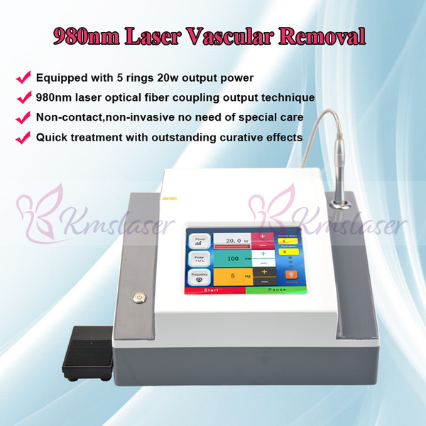 Hot selling Red blood removal 980nm diode laser vascular removal machine for sale