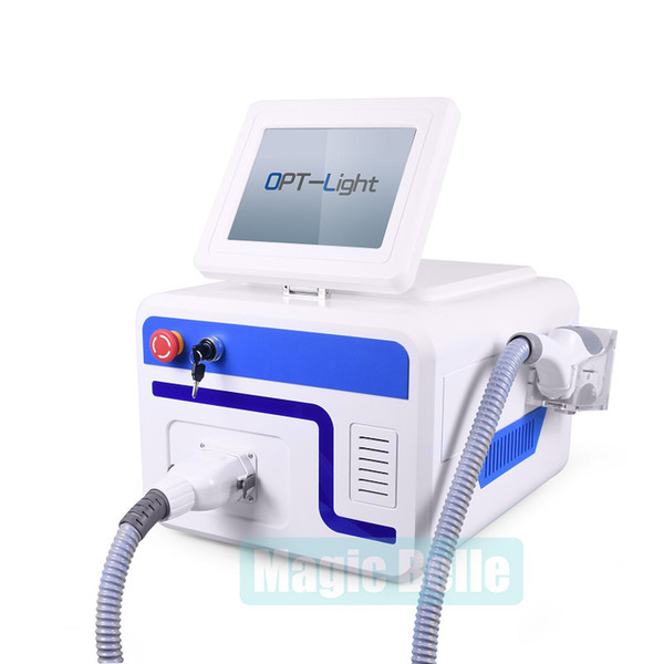 2018 Most Popular Beauty Machine Double Handles Portable Opt skin rejuvenation machine