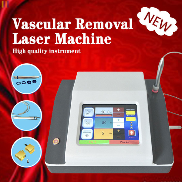 Beauty Equipment vascular removal machine 980nm diode laser vascular vein removal device diode laser Equipped with 4 rings