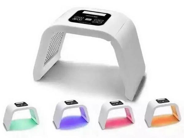 Korea Portable LED Light PDT LED Therapy Red Blue Green Yellow 4 Color Led Face Mask Light Phototherapy Lamp Machine For Skin Rejuvenation