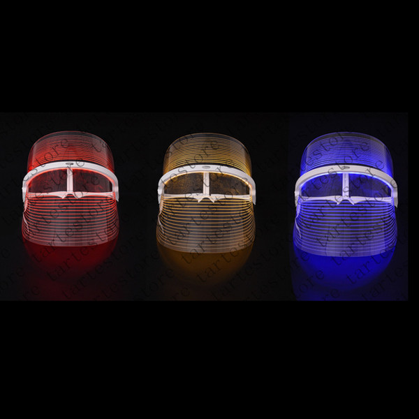 3 Color LED Light Therapy Face Mask Beauty Instrument Facial SPA Treatment Device Anti Acne Wrinkle Removal