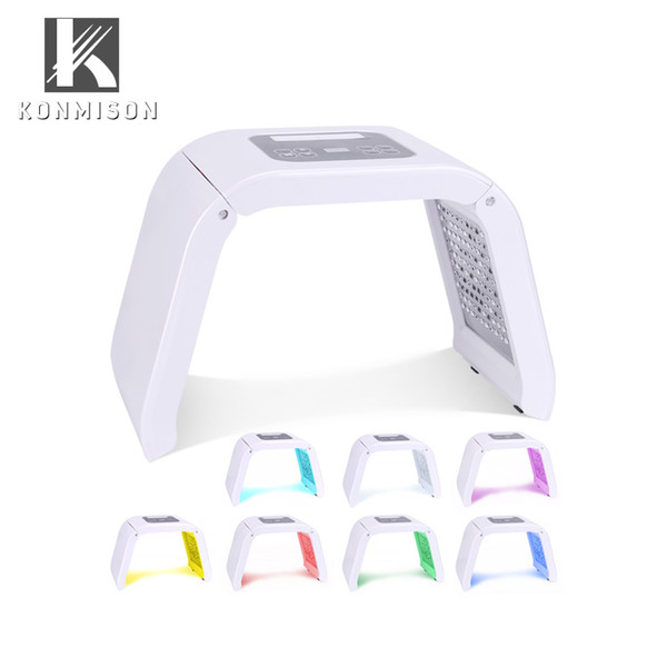 2018 New design 7 colors pdt photon led light therapy for acne removal with FDA home use DHL Free Shipping