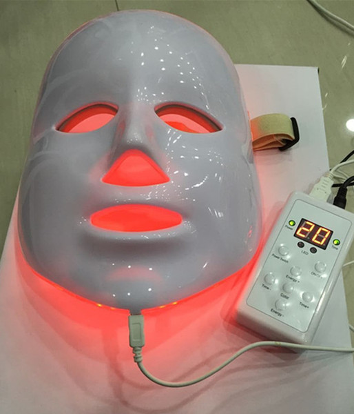 7 colors photon PDT led skin care facial mask blue green red light therapy beauty devices