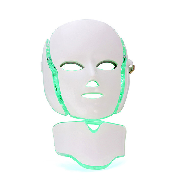 Hot new product led light therapy Skin rejuvenation led neck mask with 7 colors for home use