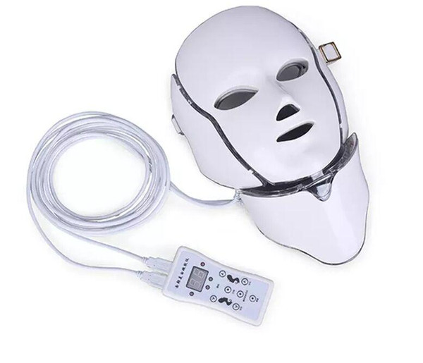 Hot new product IPL light therapy Skin rejuvenation led neck mask with 7 colors for home use free shipping