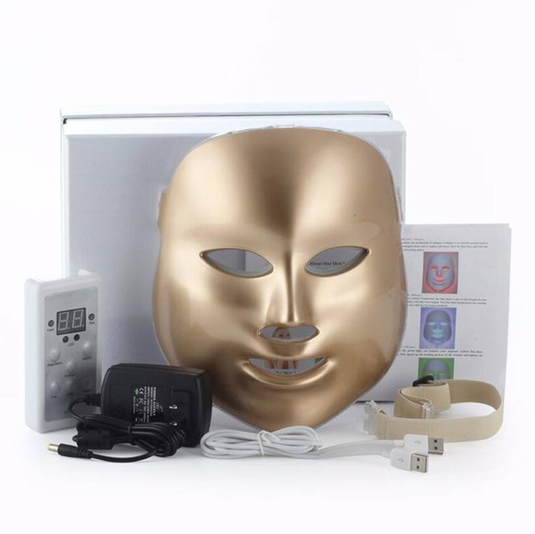 LED Facial Mask 3/7 Color Photon Electric LED Mask Anti Wrinkle Acne Removal Face Skin Rejuvenation Facial Spa Salon