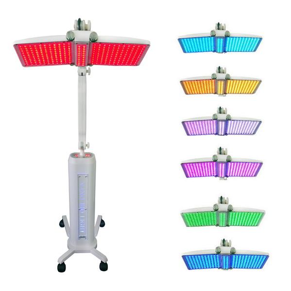 professional pdt led light therapy equipment led pdt led facial machine seven colors pdt therapy facial machine for skin rejuvenation