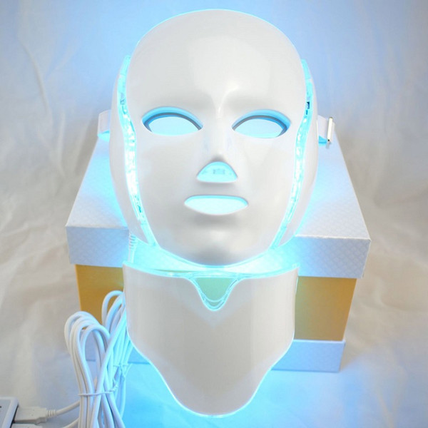 PDT Mask LED Light Photodynamic Photon Facial Therapy Face & Neck Skin Care Rejuvenation Whitening PDT Portable Machine