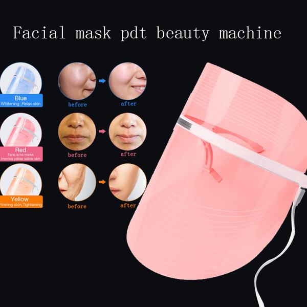 2018 New arrival LED photon mask skin rejuvenation led facial mask pdt beauty machine beauty face home use