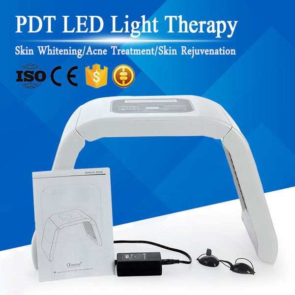 Photon Therapy Skin Rejuvenation LED PDT Machine Blue Green Yellow Red 4 Light PDT Anti Aging Acne Therapy Skin Care Beauty Salon Equipment