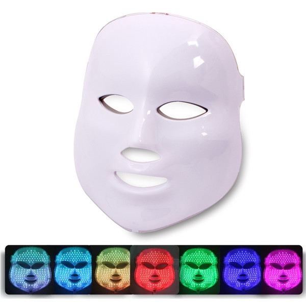 Led Skin Therapy Rejuvenation Photon Mask Wrinkle Acne 7 Color Light