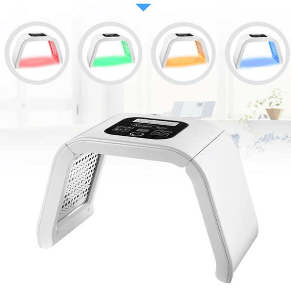 Professional Photon skin rejuvenation led pdt skin care face whitening facial spa light therapy beauty machine 4 colors light