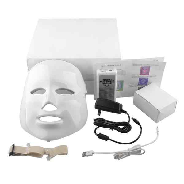 7color Korean Photodynamic LED Facial Mask Home Use Beauty Instrument Anti acne Skin Rejuvenation LED Photodynamic Beauty Face Mask(0602011)