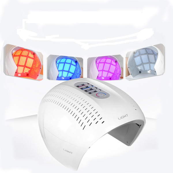 2019 PDT DEVICE Oval LED Omega Lights four Color Light Mini Device For Personal Skin Care machine led lights therapy machine free shipping