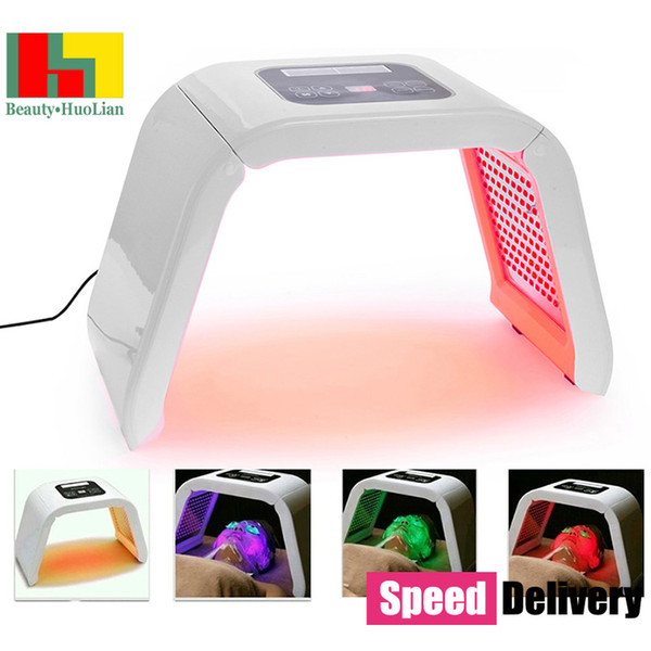 4Color Face Beauty Photodynamic Lamp PDT LED Light Therapy Machine Acne Wrinkle Remove Skin Rejuvenation SPA Ageless PDT Therapy