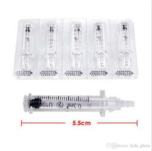 3ml Syringe Ampoule head for hyaluron gun hyaluron pen High Pressure wrinkle removal water syringe free delivery