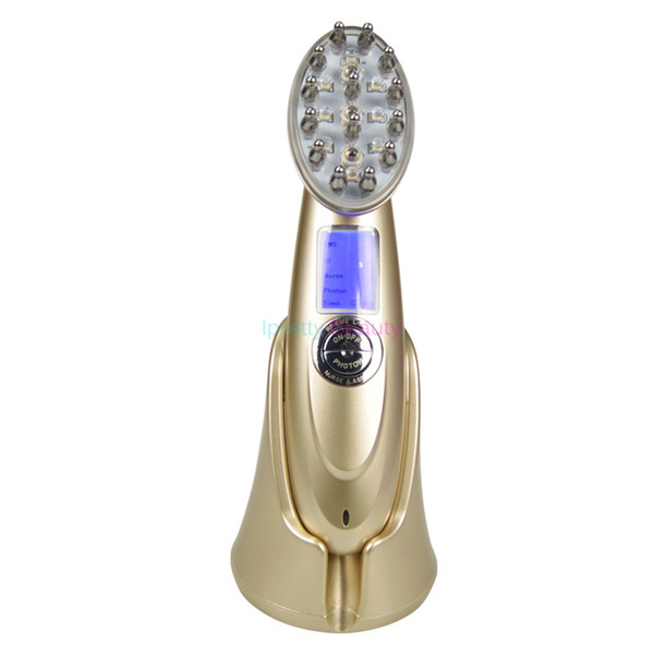 Laser RF Photon EMS Magic Hair Massage Comb For Promote Growth Nourish Strengthen Hair For Mothers Day Gift