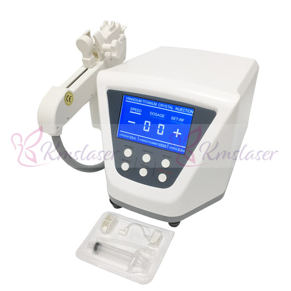 Professional Vanadium Titanium No Needle Mesotherapy Machine Water Injection Therapy for Skin Rejuvenation Wrinkle Removal Anti Aging Device