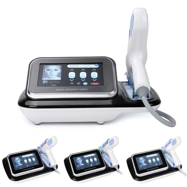 2018 RF Portable No Needle Fractional Free Mesotherapy Gun Meso Machine Wrinkle Removal Water Injection Skin Rejuvenation Salon Use Facial