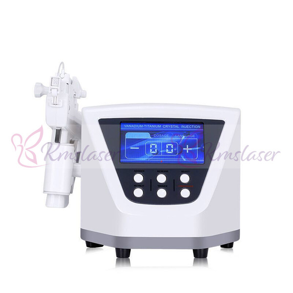 Professional Vanadium Titanium No Needle Mesotherapy Machine Water Injection Therapy for Skin Rejuvenation Wrinkle Removal Anti Aging Device