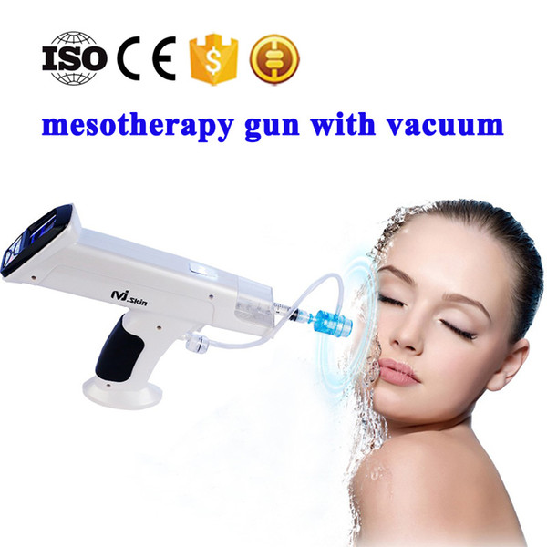 Newest Factory Wholesale Price Meso Injection Gun Skin Rejuvenation Wrinkle Removal Mesotherapy Gun With Vacuum Anti Aging Beauty Machine