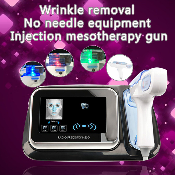 2019 Newest!!! Beauty Gun for Mesotherapy portable multi-needle facial lifting Vital Injector vacuum mesotherapy gun with