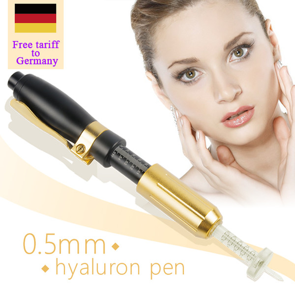 Free tariff to Germany hyaluron pen gun 5ml hyaluronic injection pen atomizer wrinkle removal water syringe needle free injection needless