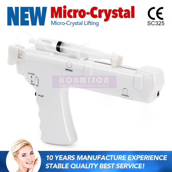 2017 New Arrival Ez Injector Gun Negative Pressure Hydrolifting Mesotherapy Gun For Skin Rejuvenation Wrinkle Removal Meso Gun