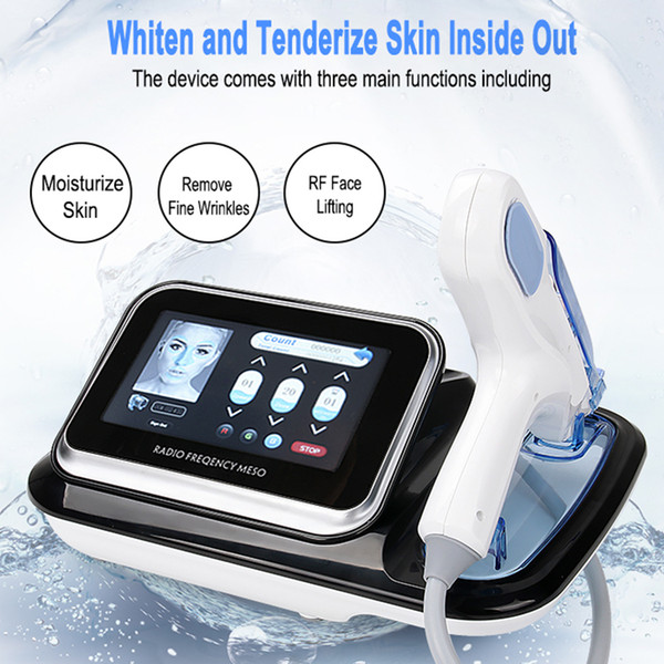 Manufacturer Direct Sale Radiofrequency Meso Gun Facial Skin Care Machine With LED Light Therapy Mesotherapy Gun CE/DHL