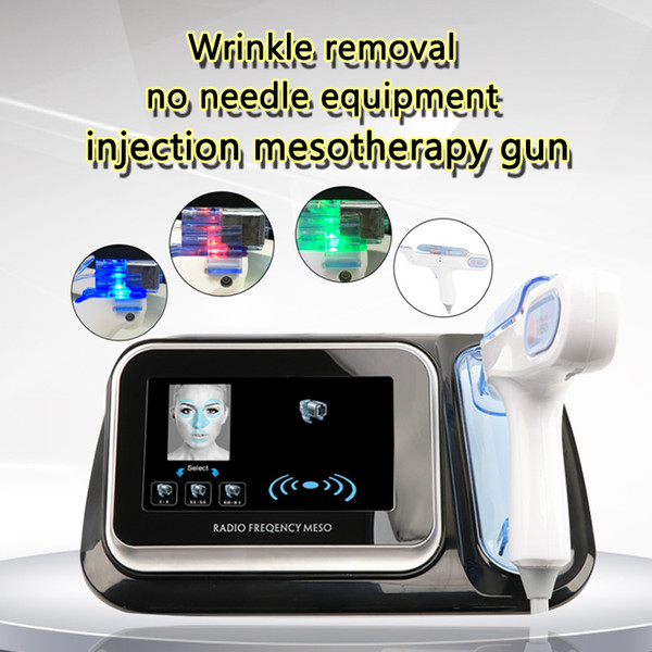 Newest Radio Frequency Meso Gun Facial Skin Care Machine With LED Light Therapy Mesotherapy Gun