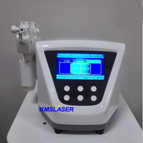 vanadium titanium water meso nano chips no needle mesotherapy gun facial beauty machine